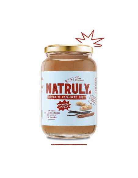 Crema de cacahuete vainilla y canela 500g Natruly Crema de cacahuete vainilla y canela 500g Natruly